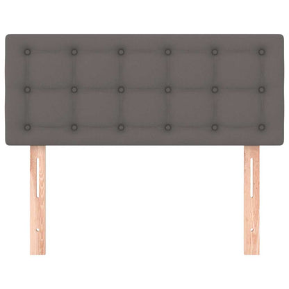 Kopfteil Grau 90x5x78/88 cm Kunstleder