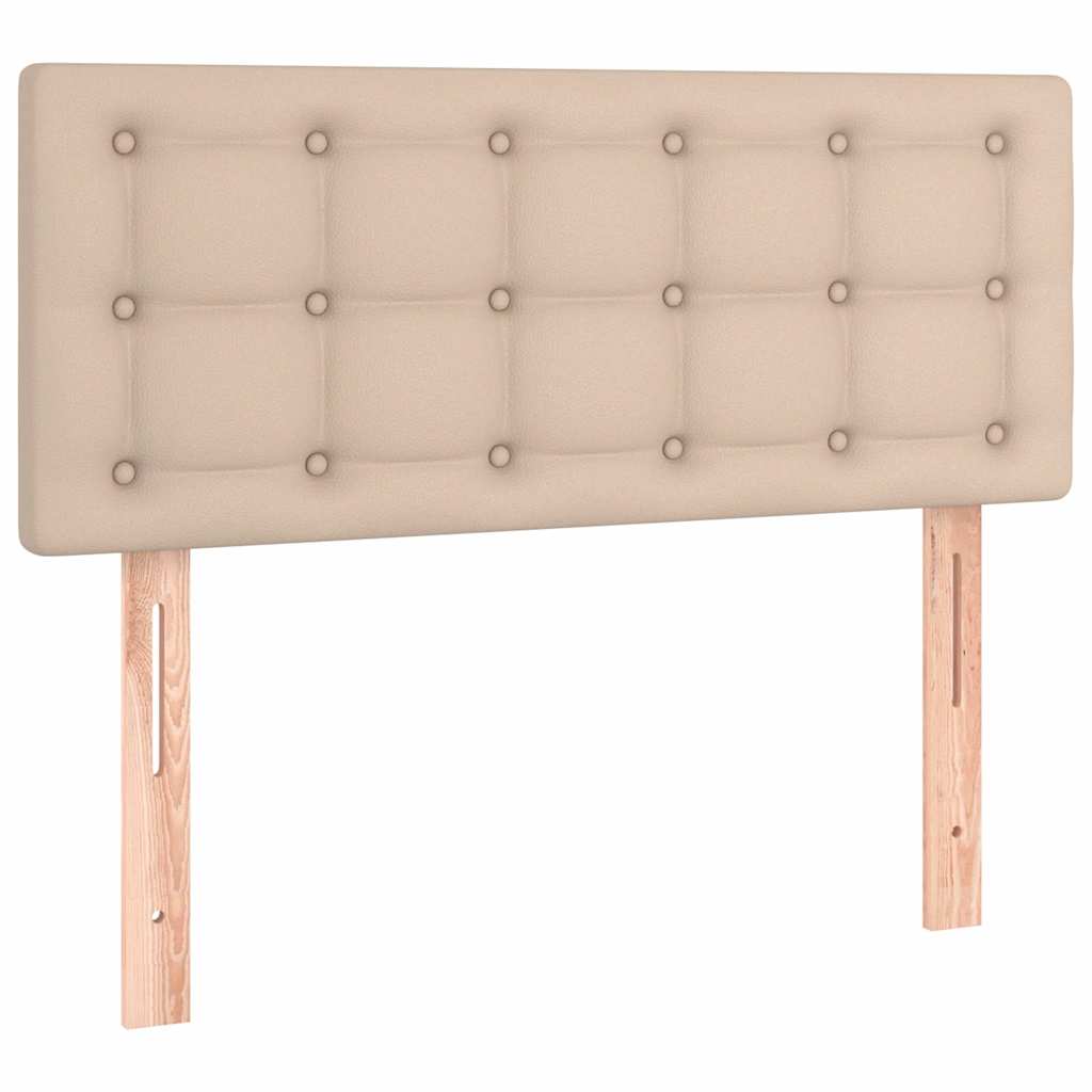 Kopfteil Cappuccino-Braun 90x5x78/88 cm Kunstleder