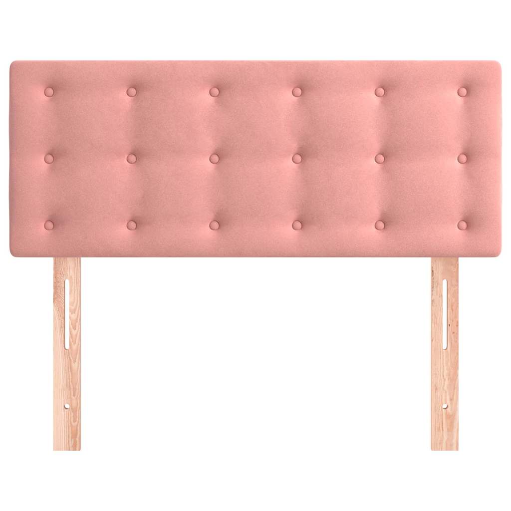 Kopfteil Rosa 90x5x78/88 cm Samt