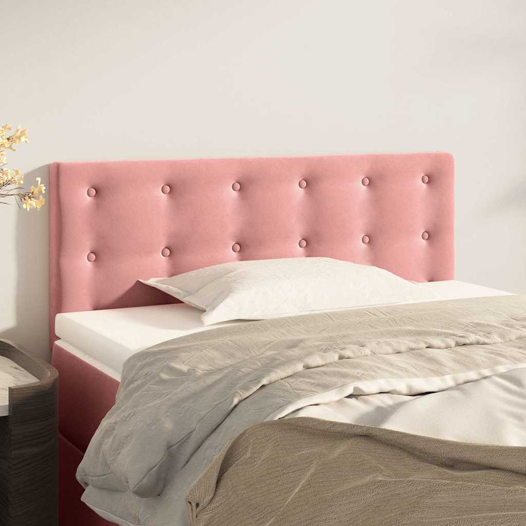 Kopfteil Rosa 90x5x78/88 cm Samt