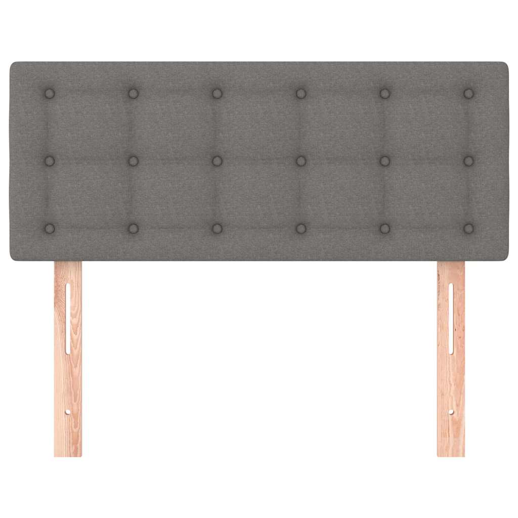 Kopfteil Dunkelgrau 100x5x78/88 cm Stoff