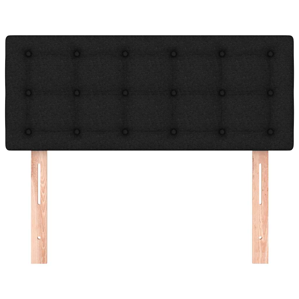 Kopfteil Schwarz 100x5x78/88 cm Stoff