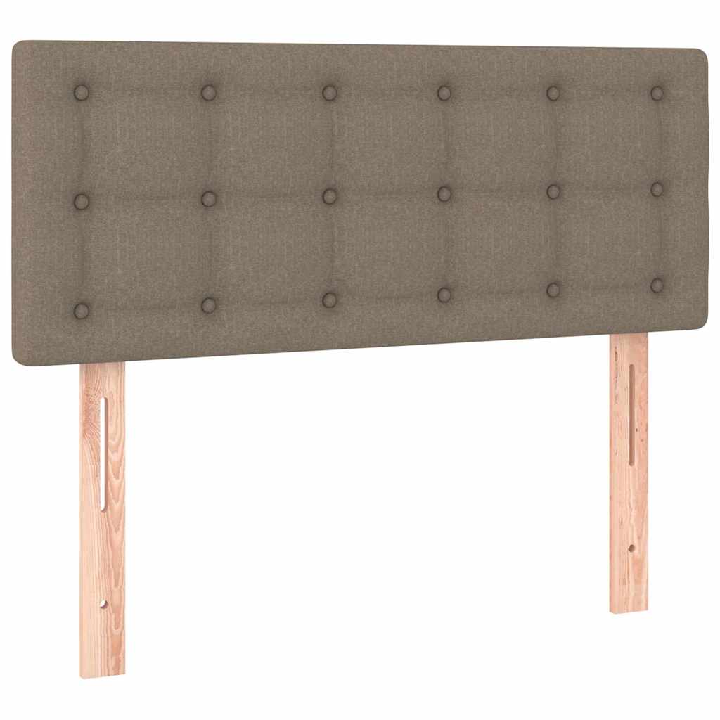 Kopfteil Taupe 100x5x78/88 cm Stoff