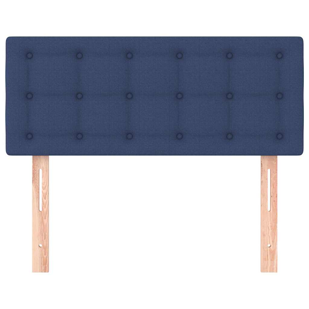 Kopfteil Blau 100x5x78/88 cm Stoff