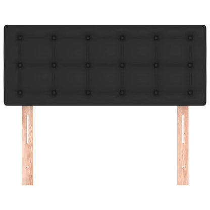 Kopfteil Schwarz 100x5x78/88 cm Kunstleder