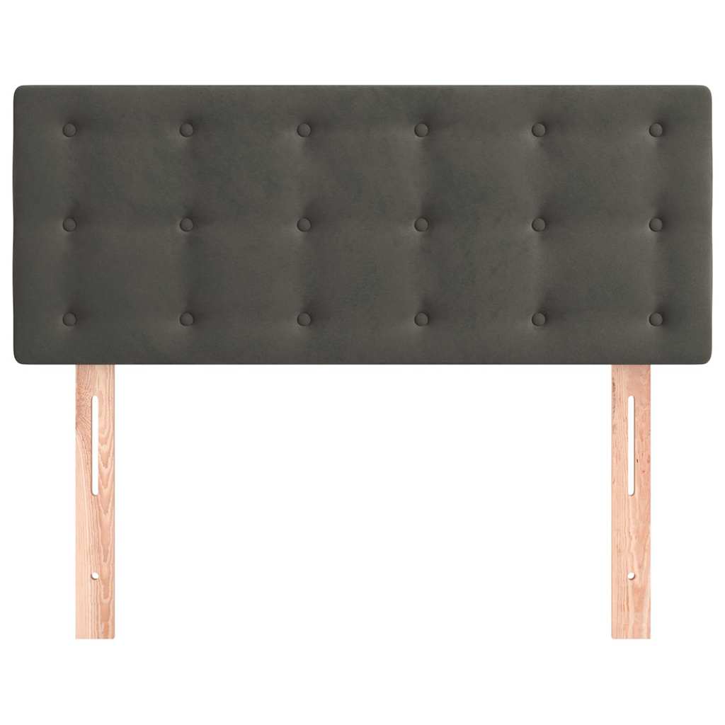 Kopfteil Dunkelgrau 100x5x78/88 cm Samt