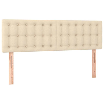 Kopfteile Creme 144x5x78/88 cm Stoff