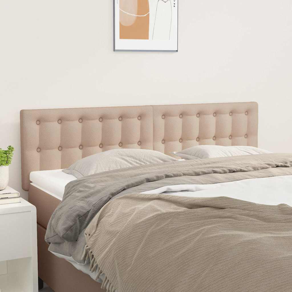 Kopfteile Cappuccino-Braun 144x5x78/88 cm Kunstleder