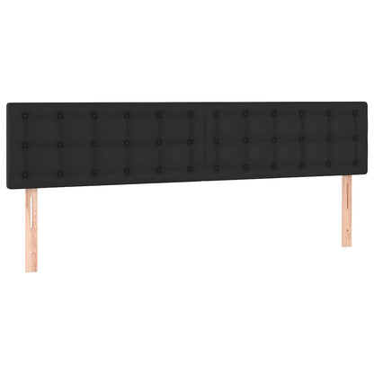 Kopfteile Schwarz 160x5x78/88 cm Kunstleder