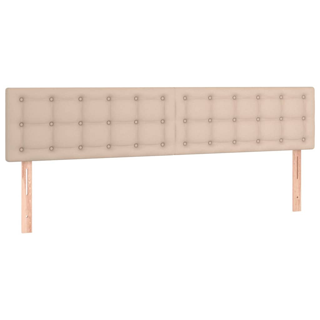 Kopfteile Cappuccino-Braun 200x5x78/88 cm Kunstleder