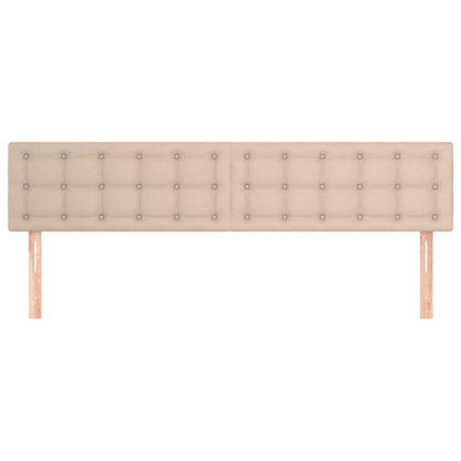 Kopfteile Cappuccino-Braun 200x5x78/88 cm Kunstleder