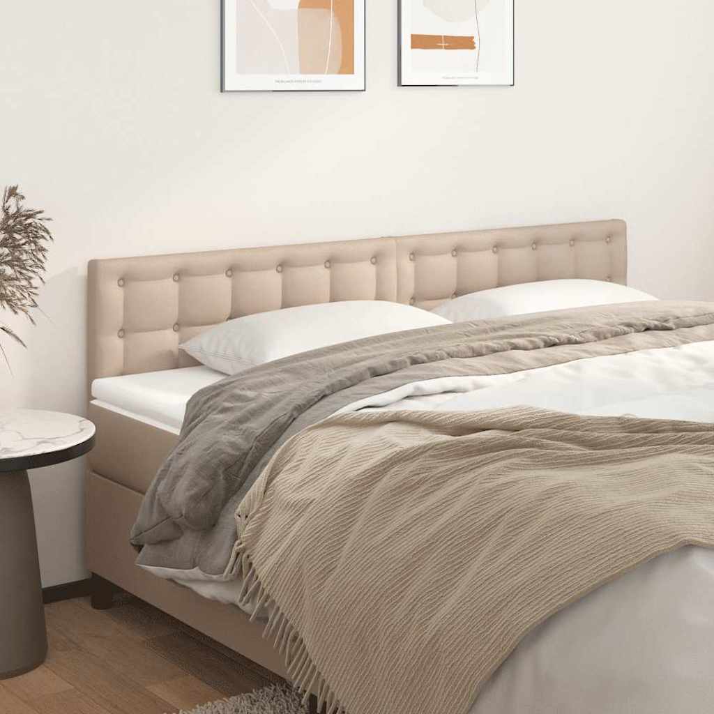 Kopfteile Cappuccino-Braun 200x5x78/88 cm Kunstleder