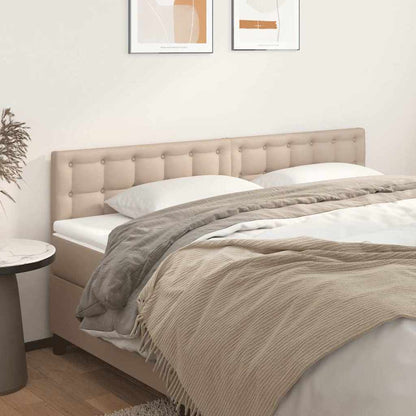 Kopfteile Cappuccino-Braun 200x5x78/88 cm Kunstleder