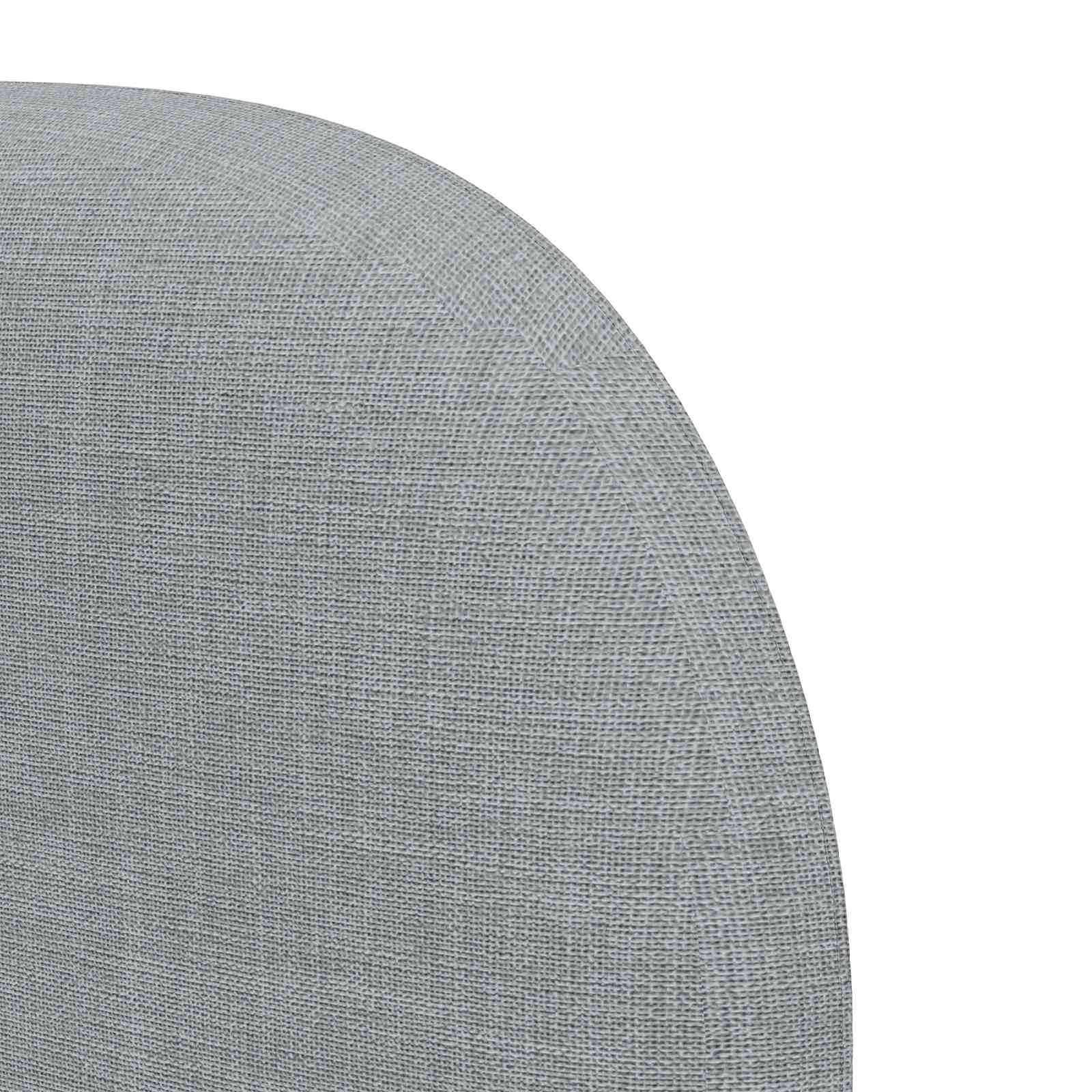 Kopfteil Ohr Hellgrau 40 x 23 x 6 cm Stoff