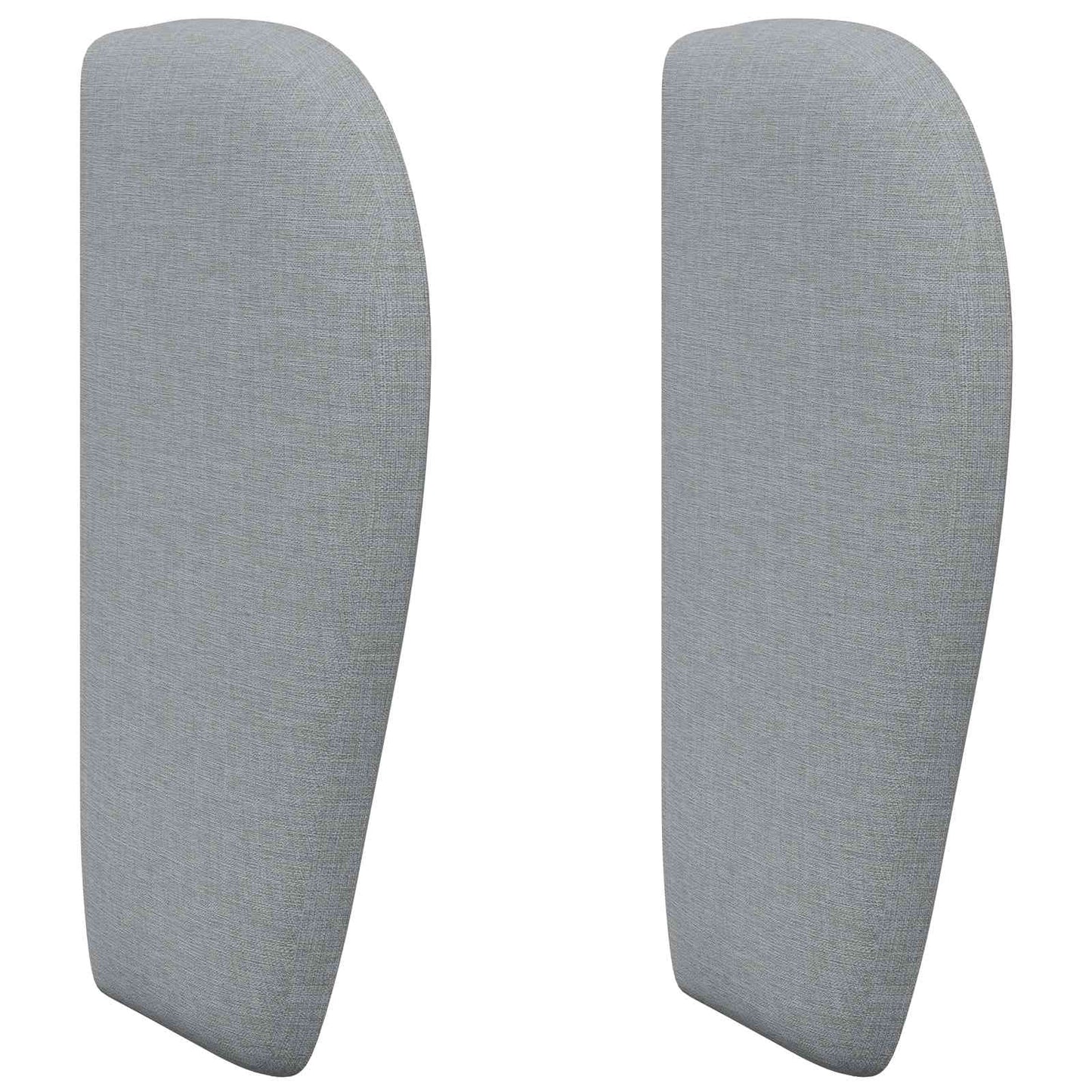 Kopfteil Ohr Hellgrau 40 x 23 x 6 cm Stoff