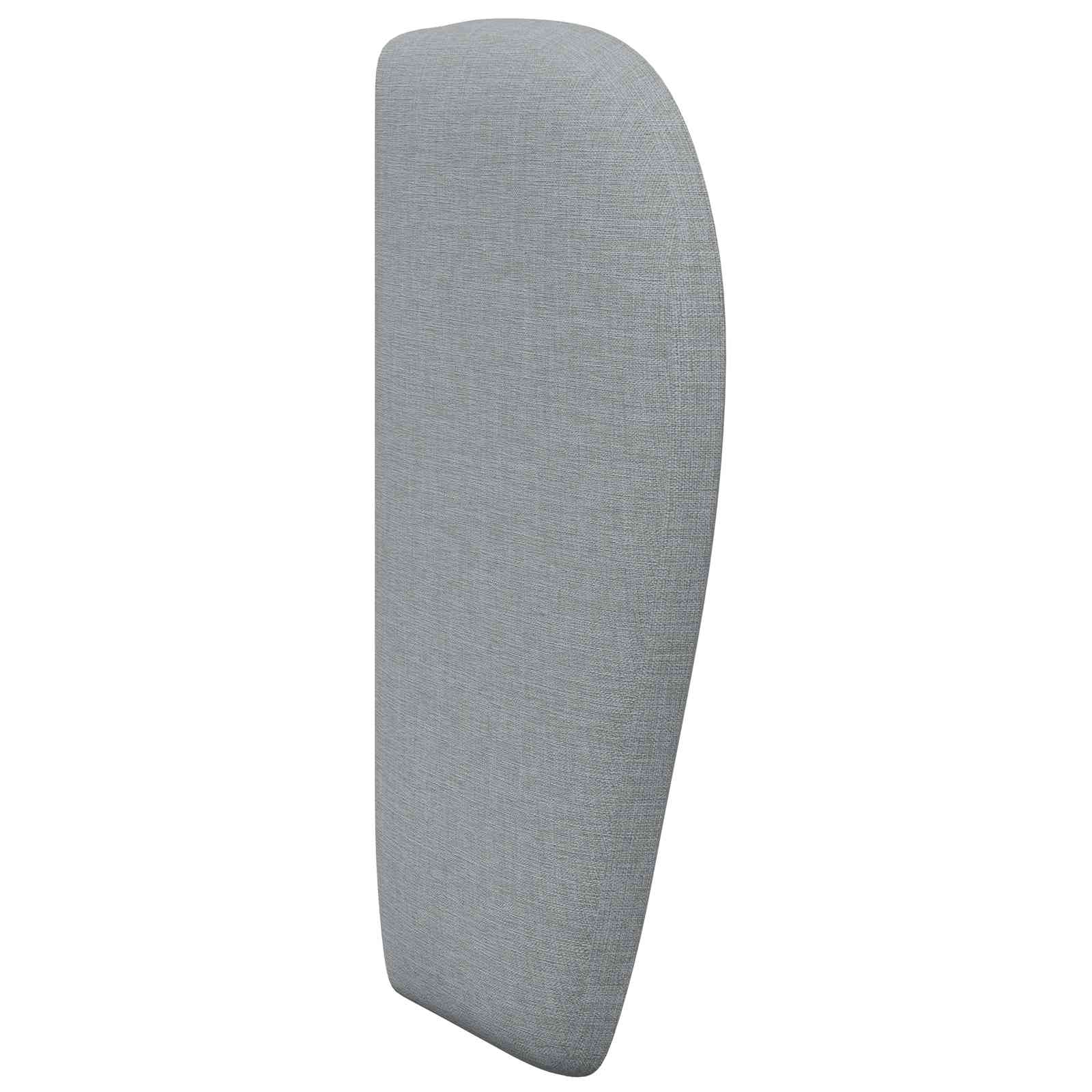 Kopfteil Ohr Hellgrau 40 x 23 x 6 cm Stoff