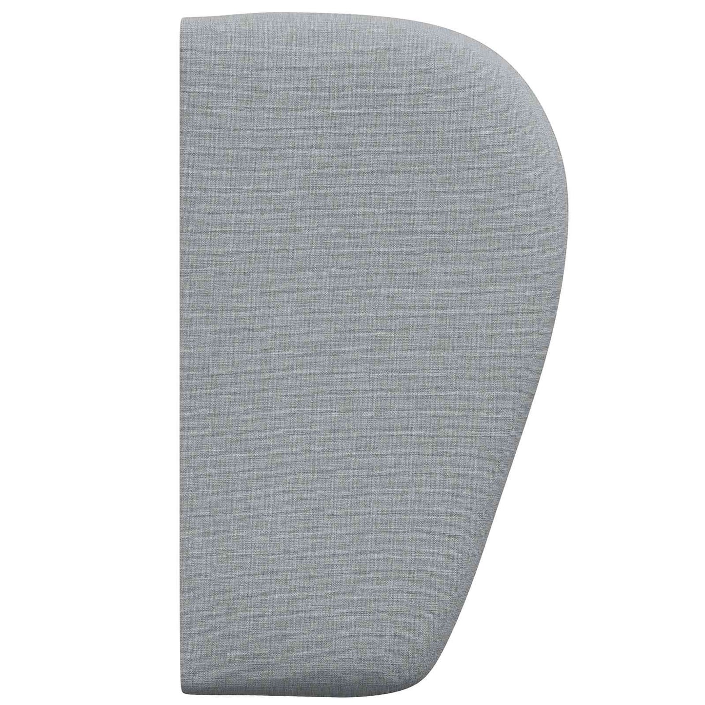 Kopfteil Ohr Hellgrau 40 x 23 x 6 cm Stoff