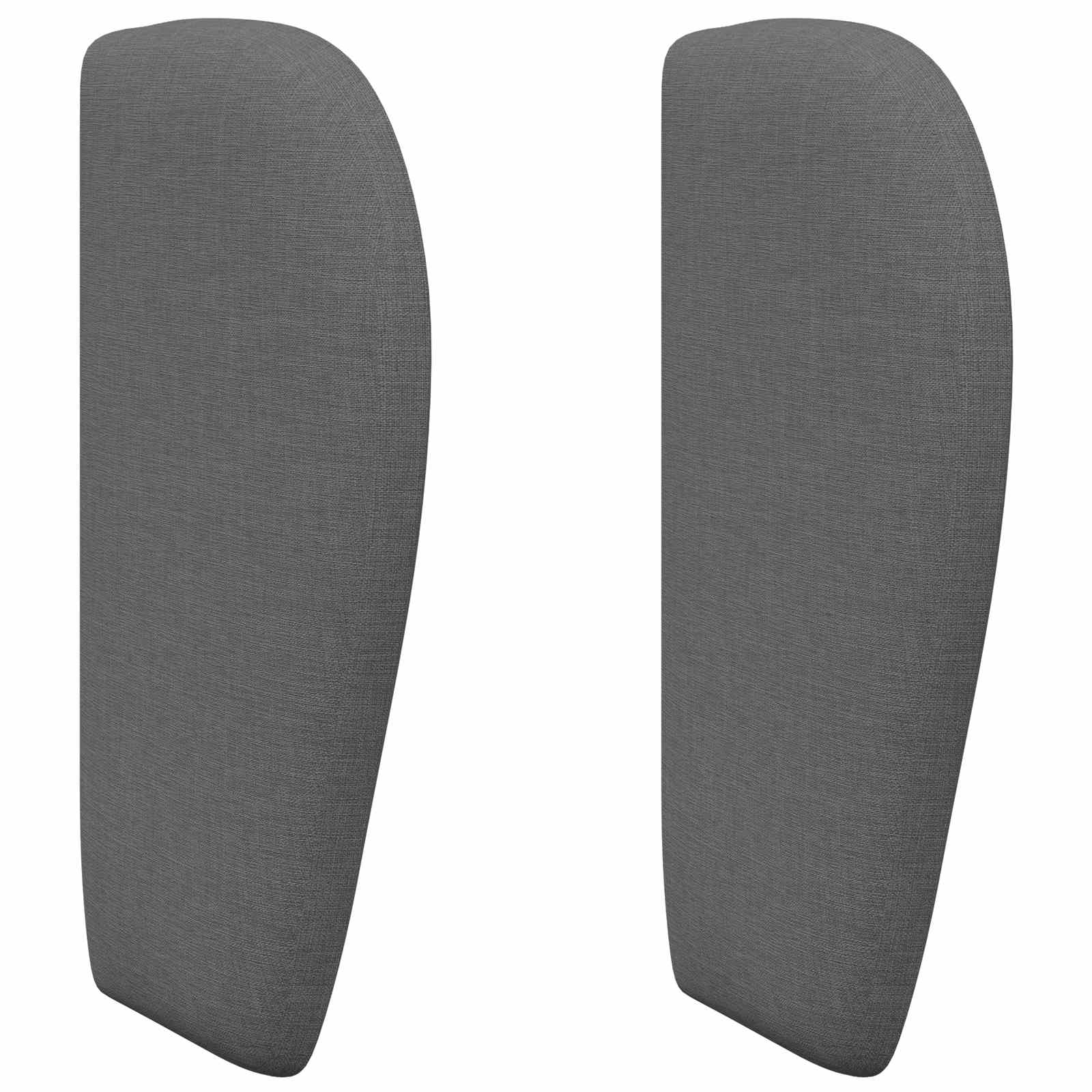 Kopfteil Ohr Dunkelgrau 40 x 23 x 6 cm Stoff
