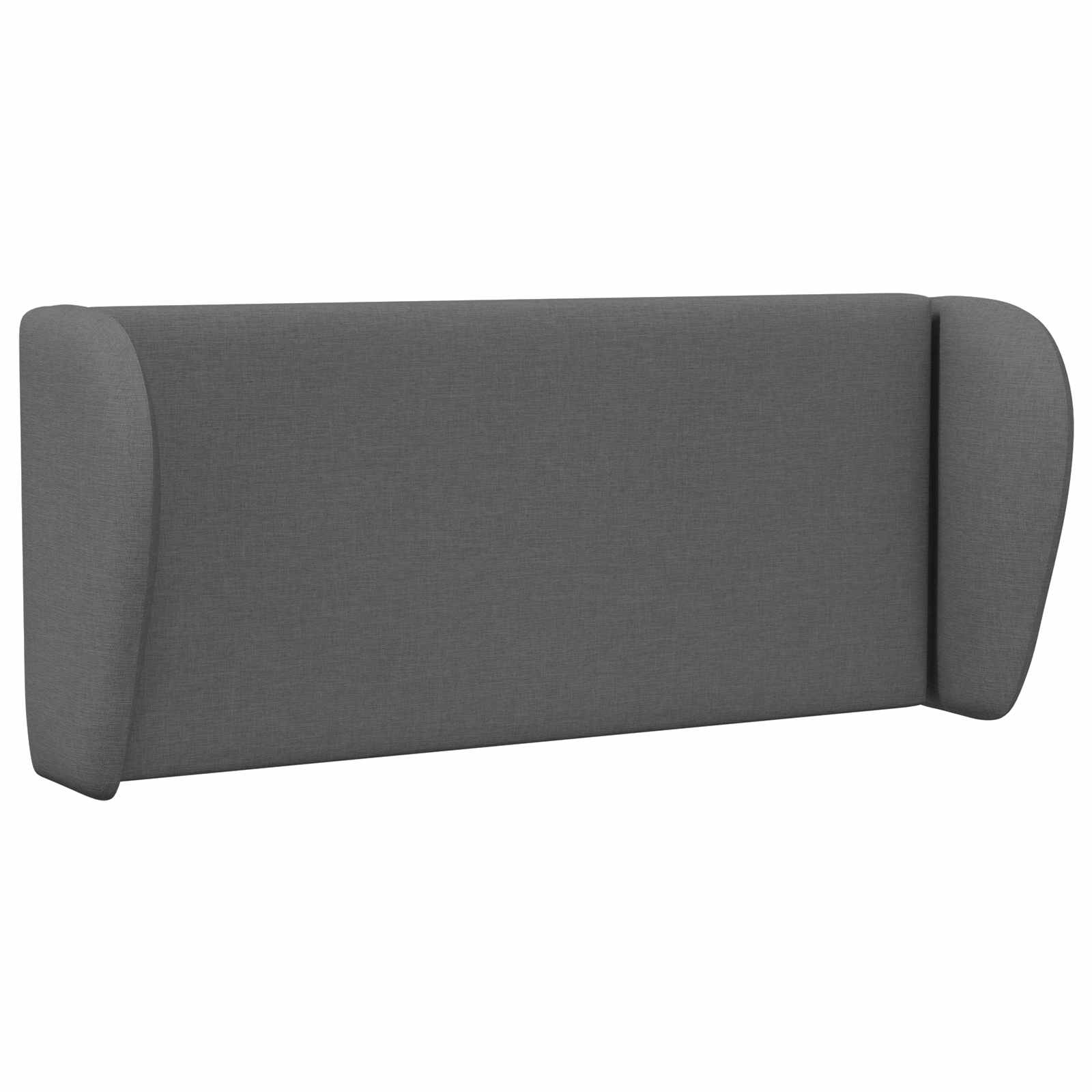 Kopfteil Ohr Dunkelgrau 40 x 23 x 6 cm Stoff