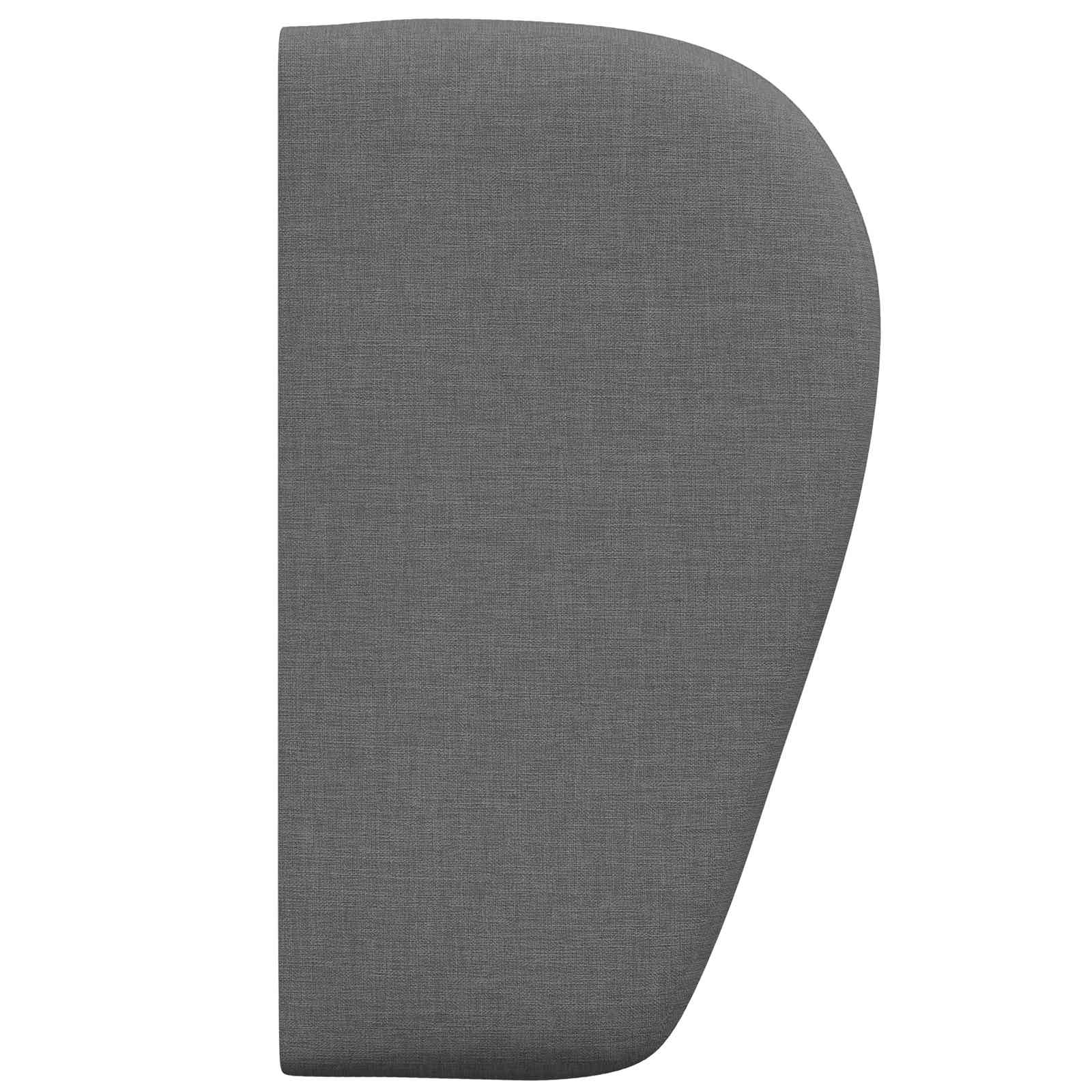 Kopfteil Ohr Dunkelgrau 40 x 23 x 6 cm Stoff
