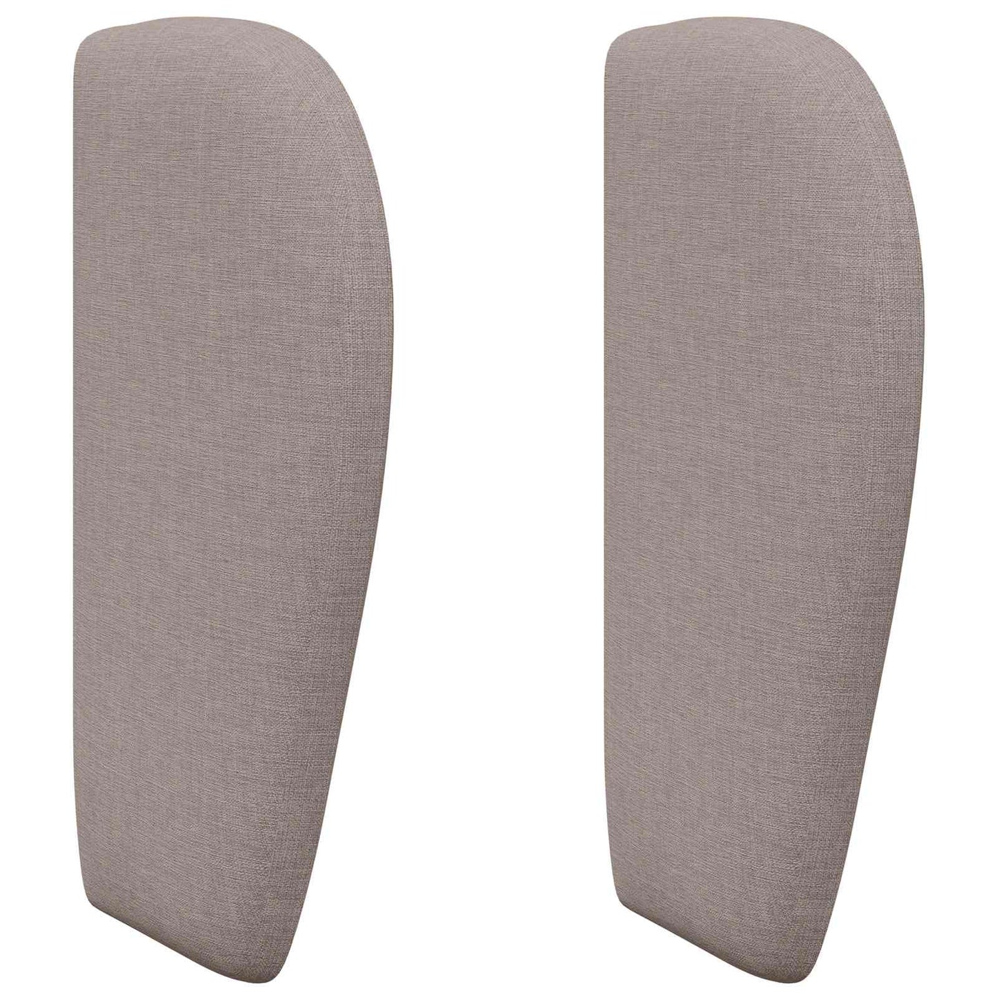 Kopfteil Ohr Taupe 40 x 23 x 6 cm Stoff