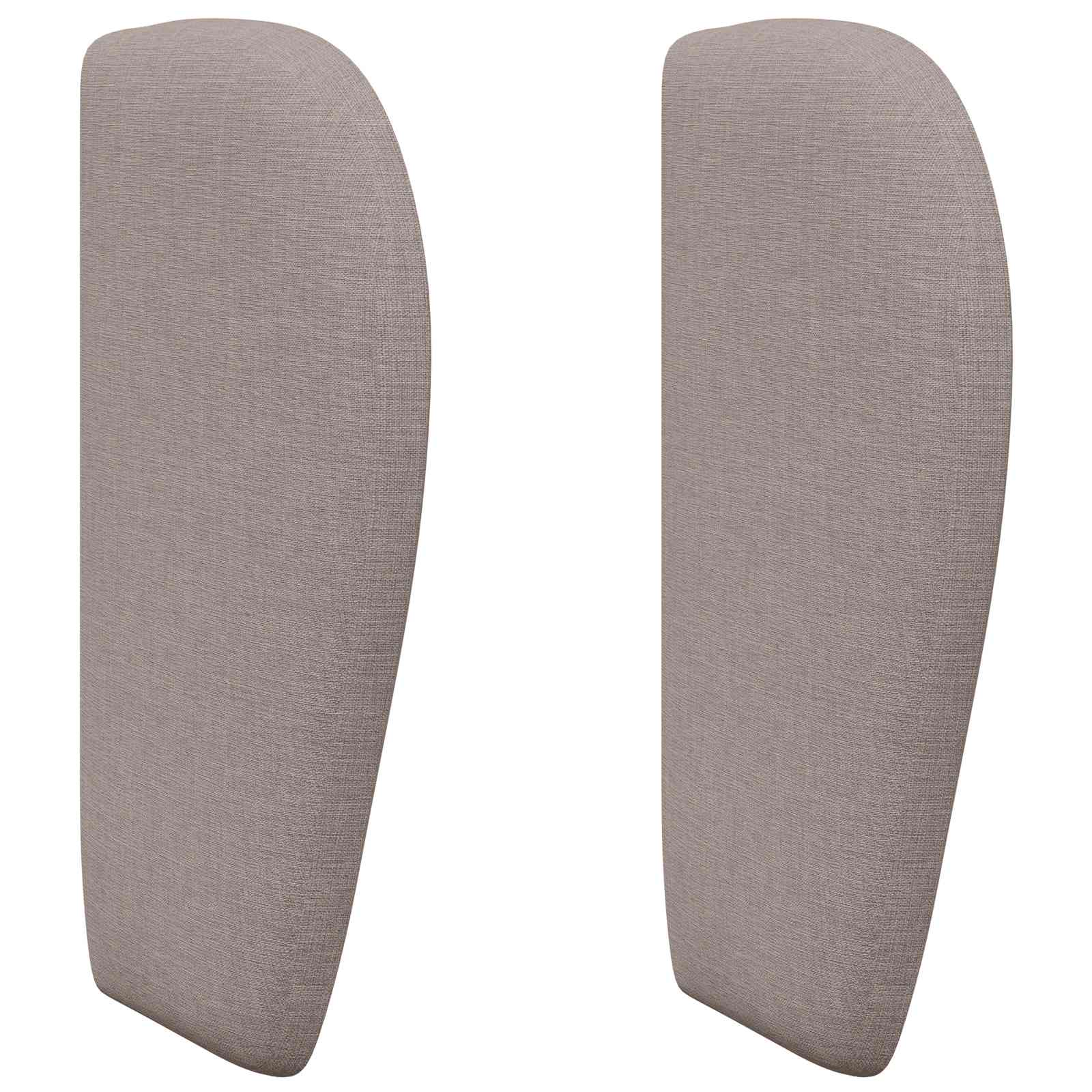 Kopfteil Ohr Taupe 40 x 23 x 6 cm Stoff