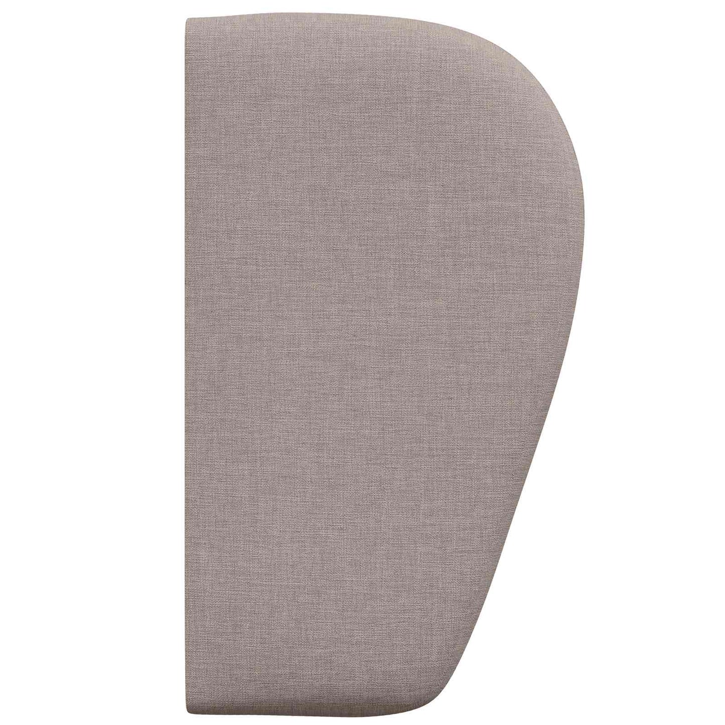 Kopfteil Ohr Taupe 40 x 23 x 6 cm Stoff