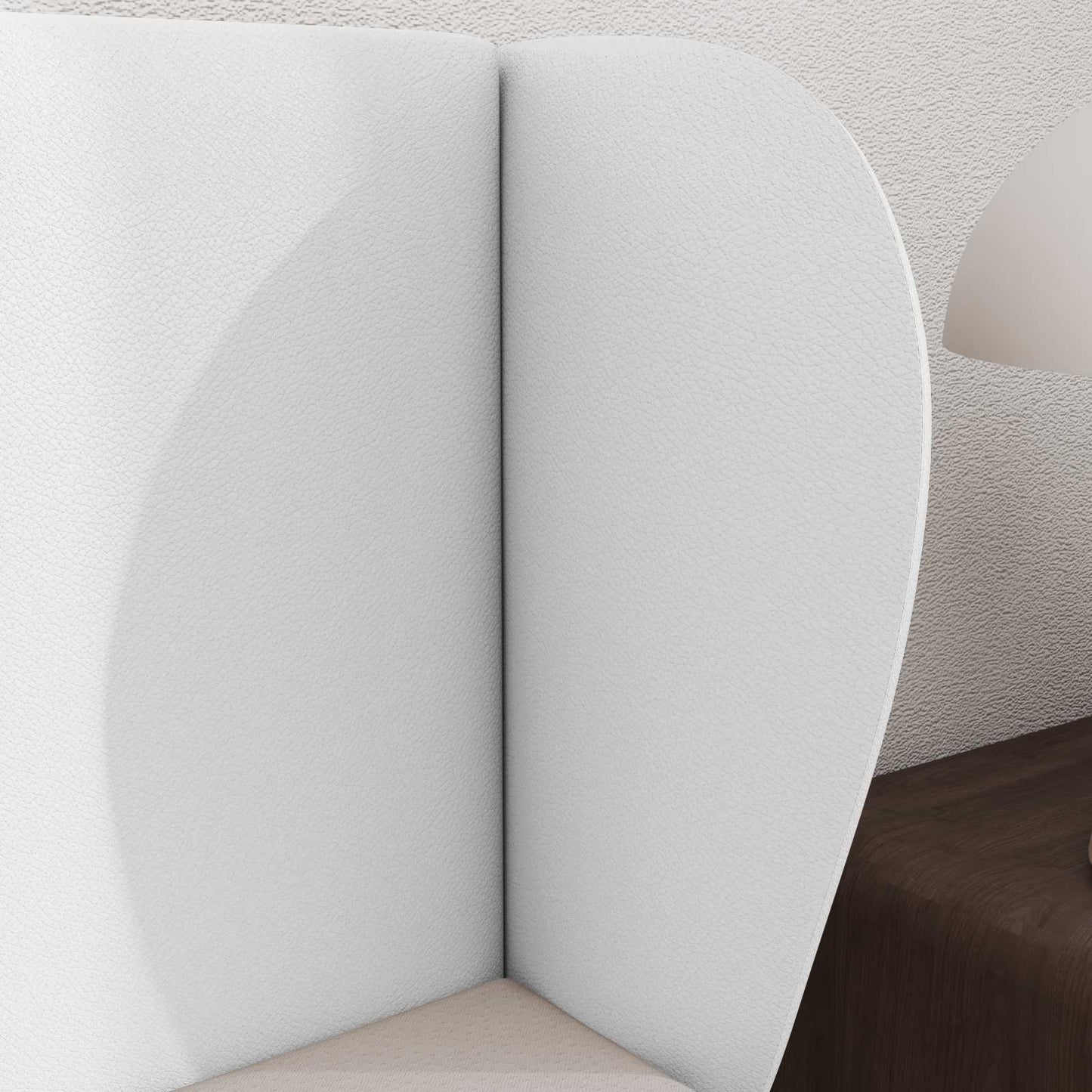 Kopfteil Ohr Weiß 40 x 23 x 6 cm PVC