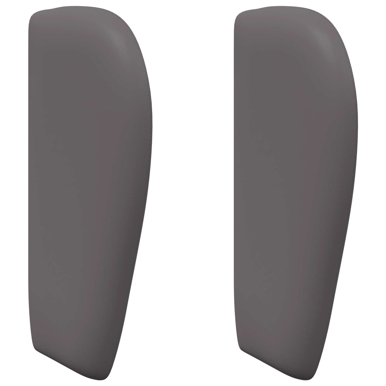 Kopfteil Ohr Dunkelgrau 40 x 23 x 6 cm PVC