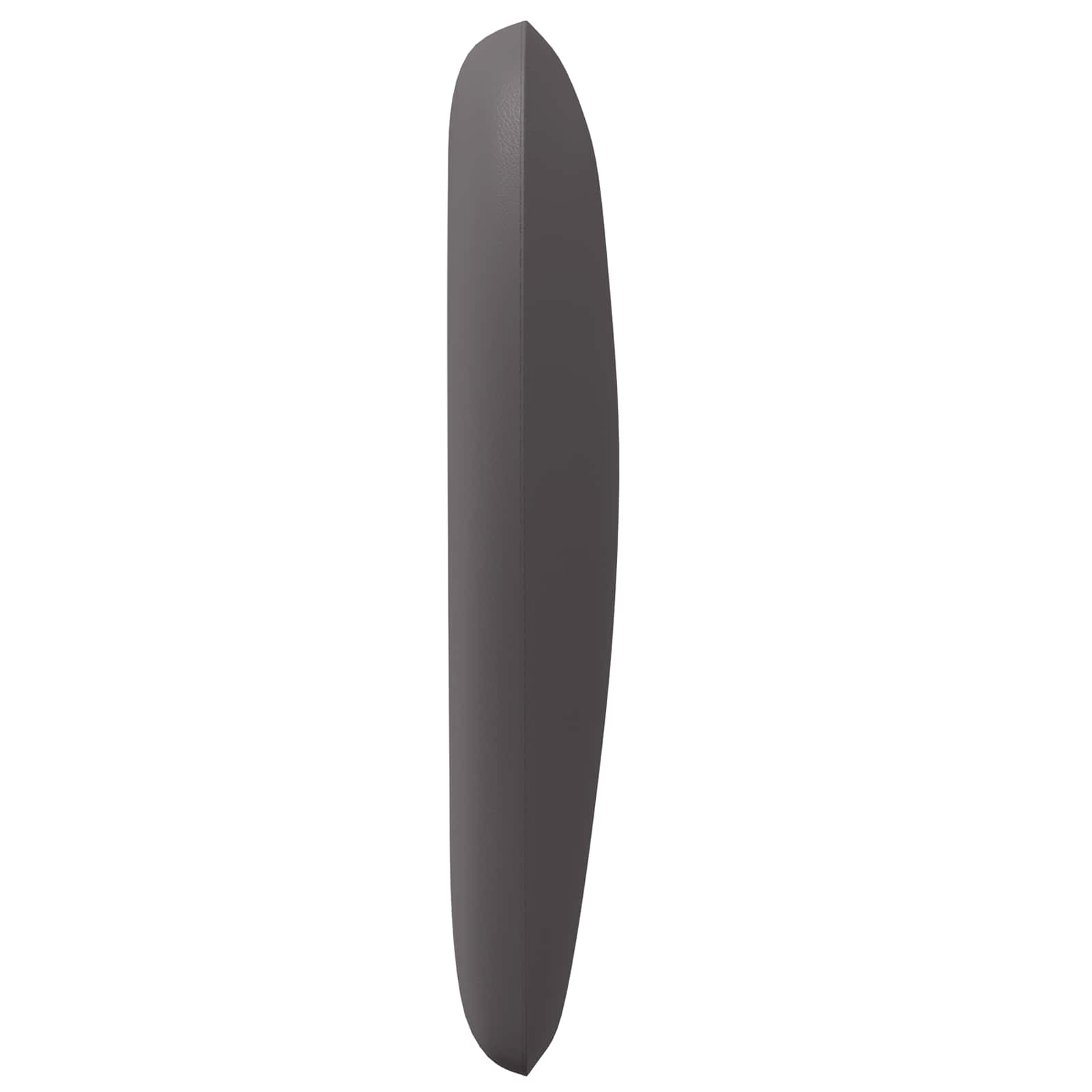 Kopfteil Ohr Dunkelgrau 40 x 23 x 6 cm PVC