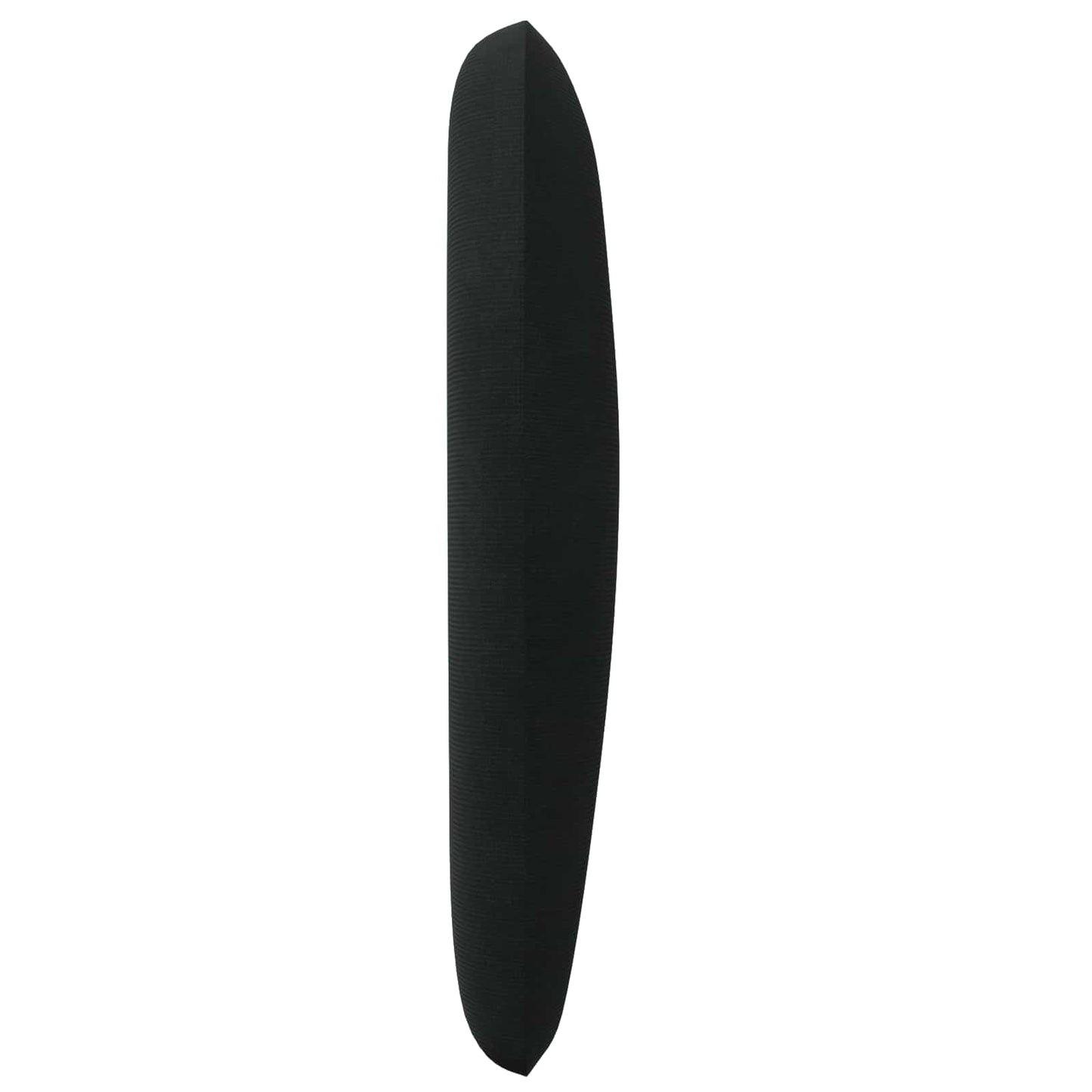 Kopfteil Ohr Schwarz 40 x 23 x 6 cm Samt