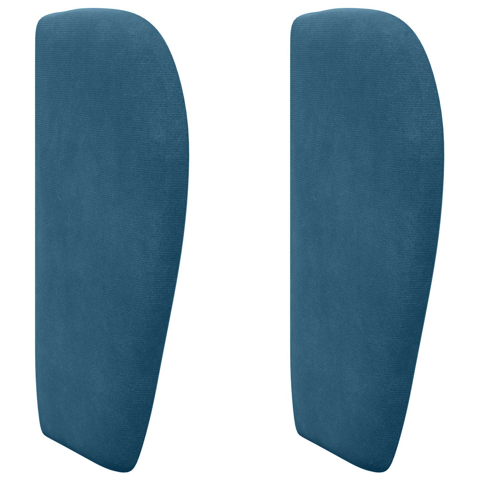 Kopfteil Ohr Blau 40 x 23 x 6 cm Samt