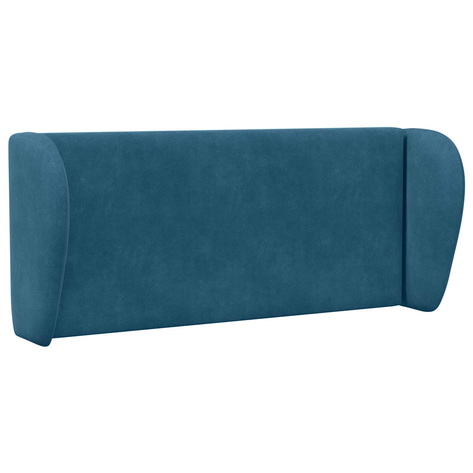 Kopfteil Ohr Blau 40 x 23 x 6 cm Samt
