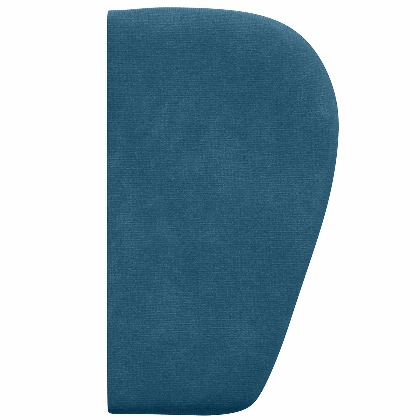Kopfteil Ohr Blau 40 x 23 x 6 cm Samt