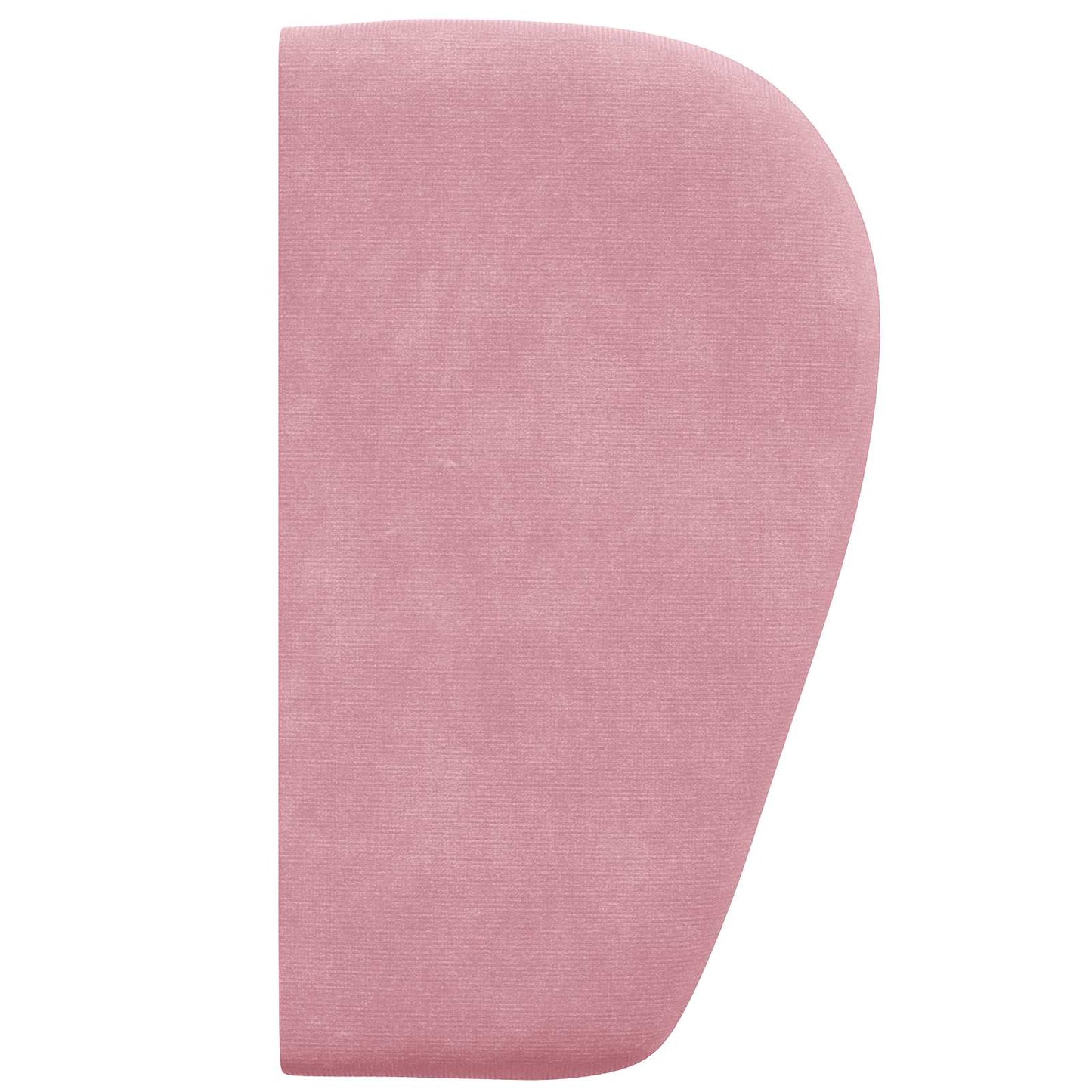 Kopfteil Ohr Rosa 40 x 23 x 6 cm Samt