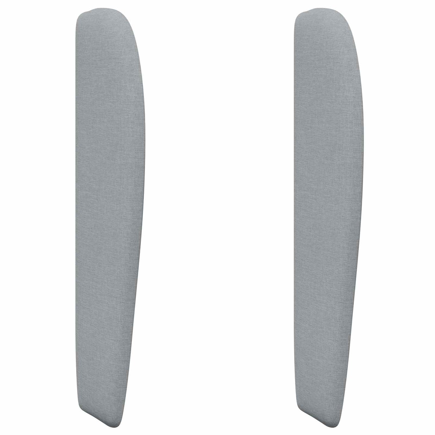 Kopfteil Ohr Hellgrau 80 x 23 x 6 cm Stoff