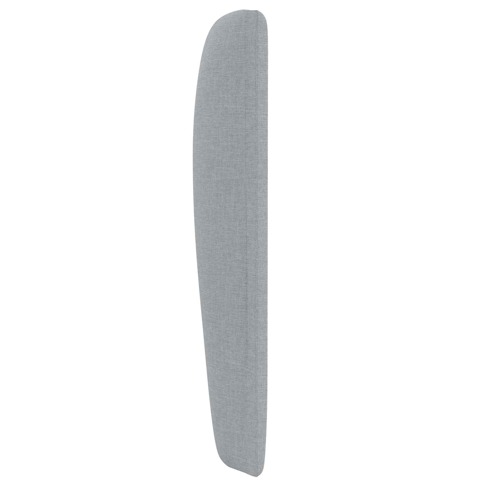 Kopfteil Ohr Hellgrau 80 x 23 x 6 cm Stoff