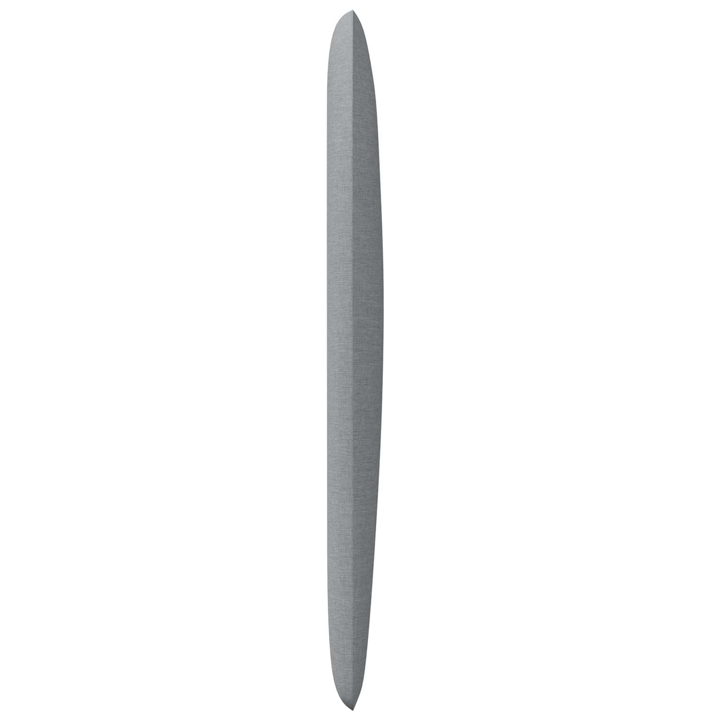 Kopfteil Ohr Hellgrau 80 x 23 x 6 cm Stoff