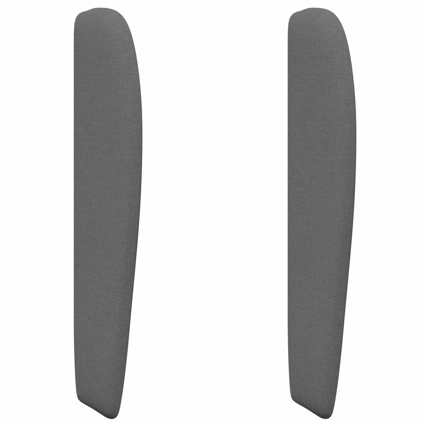 Kopfteil Ohr Dunkelgrau 80 x 23 x 6 cm Stoff