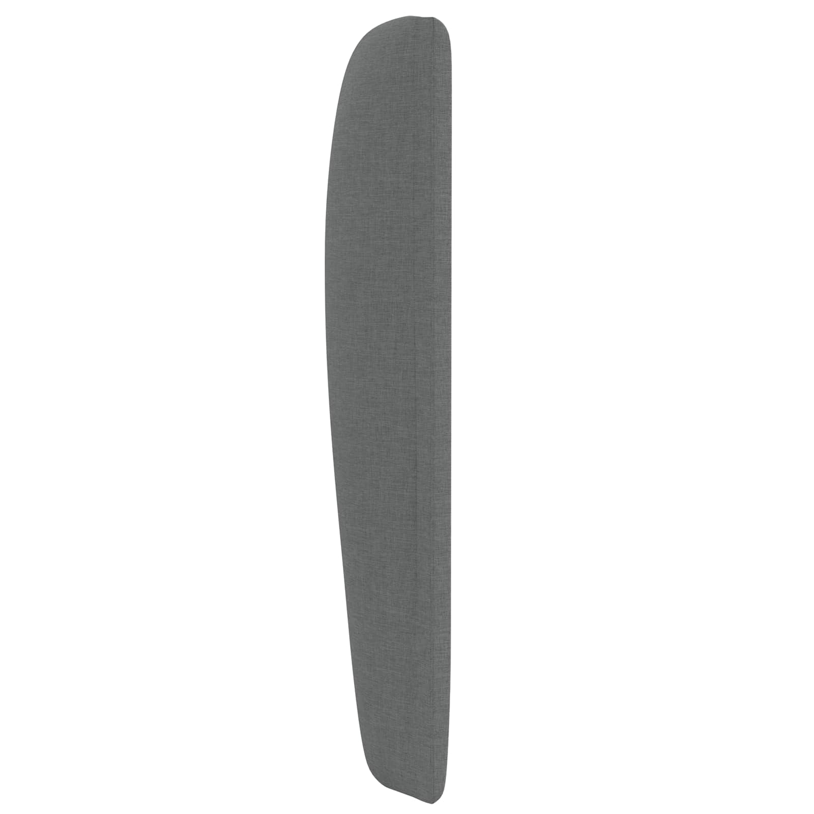 Kopfteil Ohr Dunkelgrau 80 x 23 x 6 cm Stoff