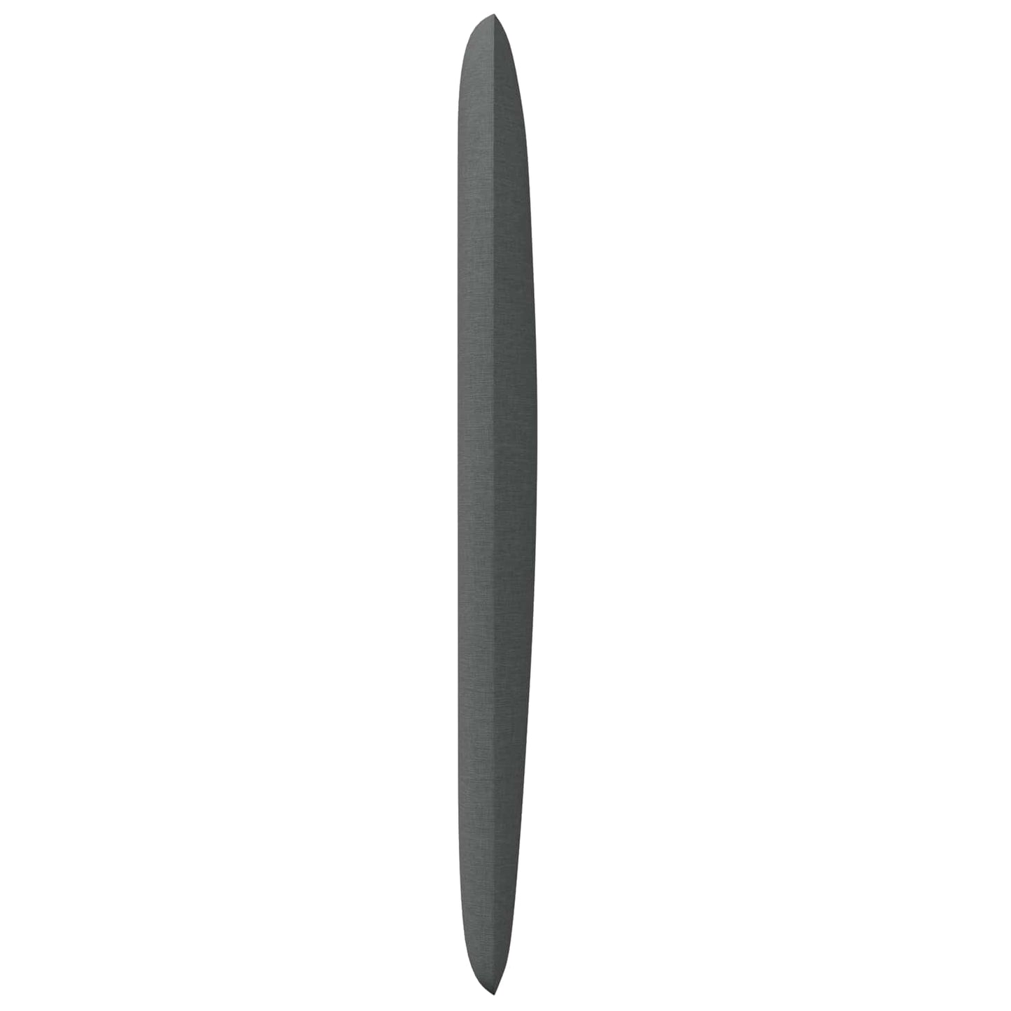 Kopfteil Ohr Dunkelgrau 80 x 23 x 6 cm Stoff