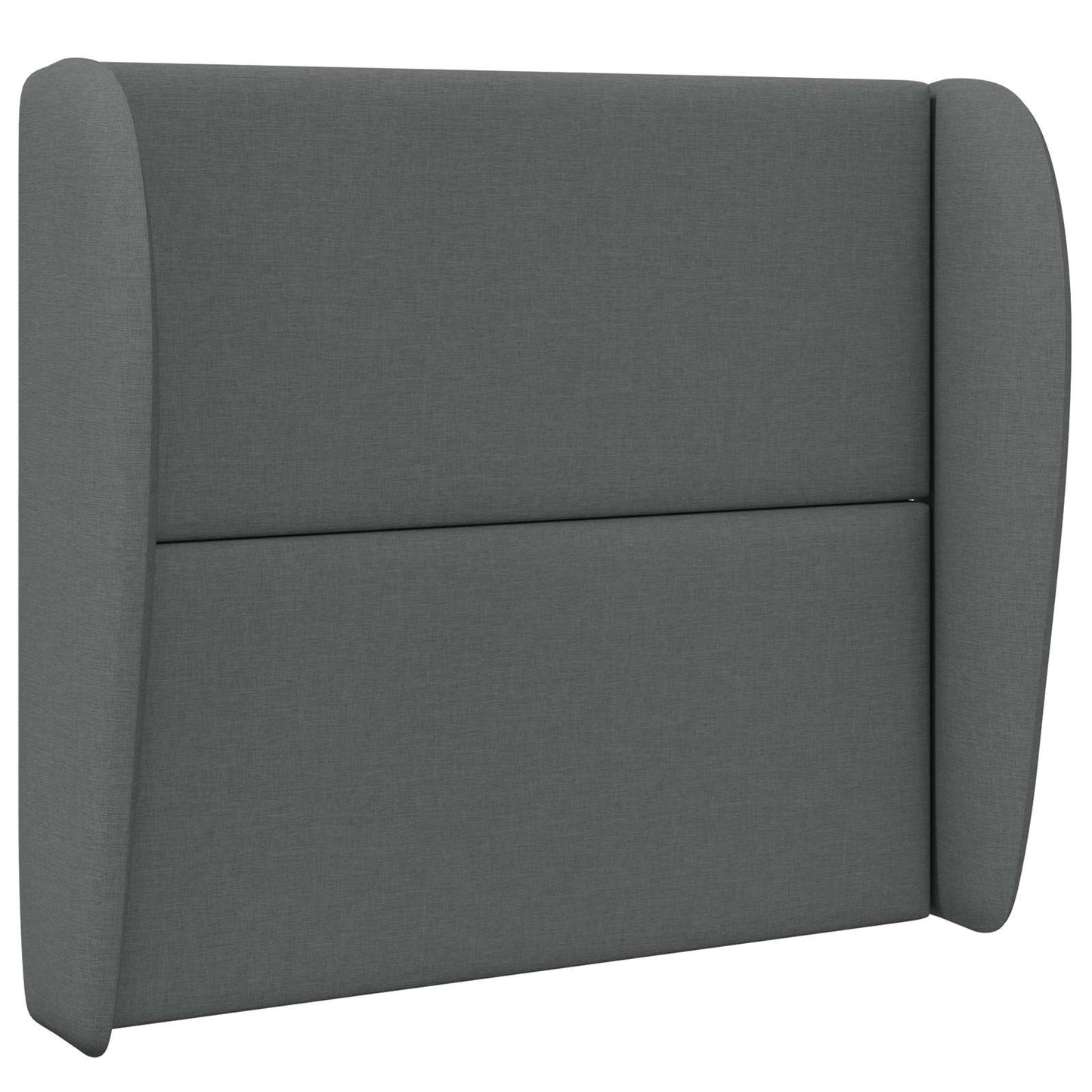 Kopfteil Ohr Dunkelgrau 80 x 23 x 6 cm Stoff