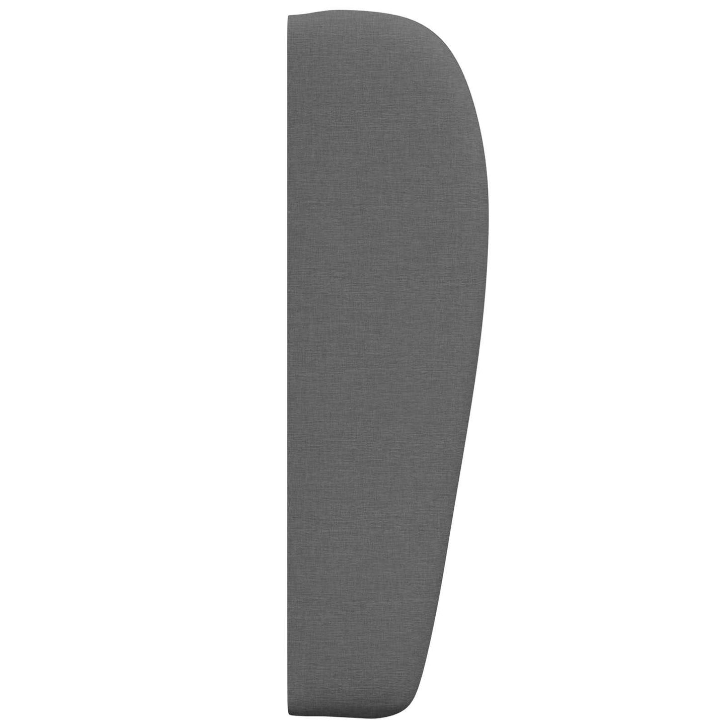 Kopfteil Ohr Dunkelgrau 80 x 23 x 6 cm Stoff