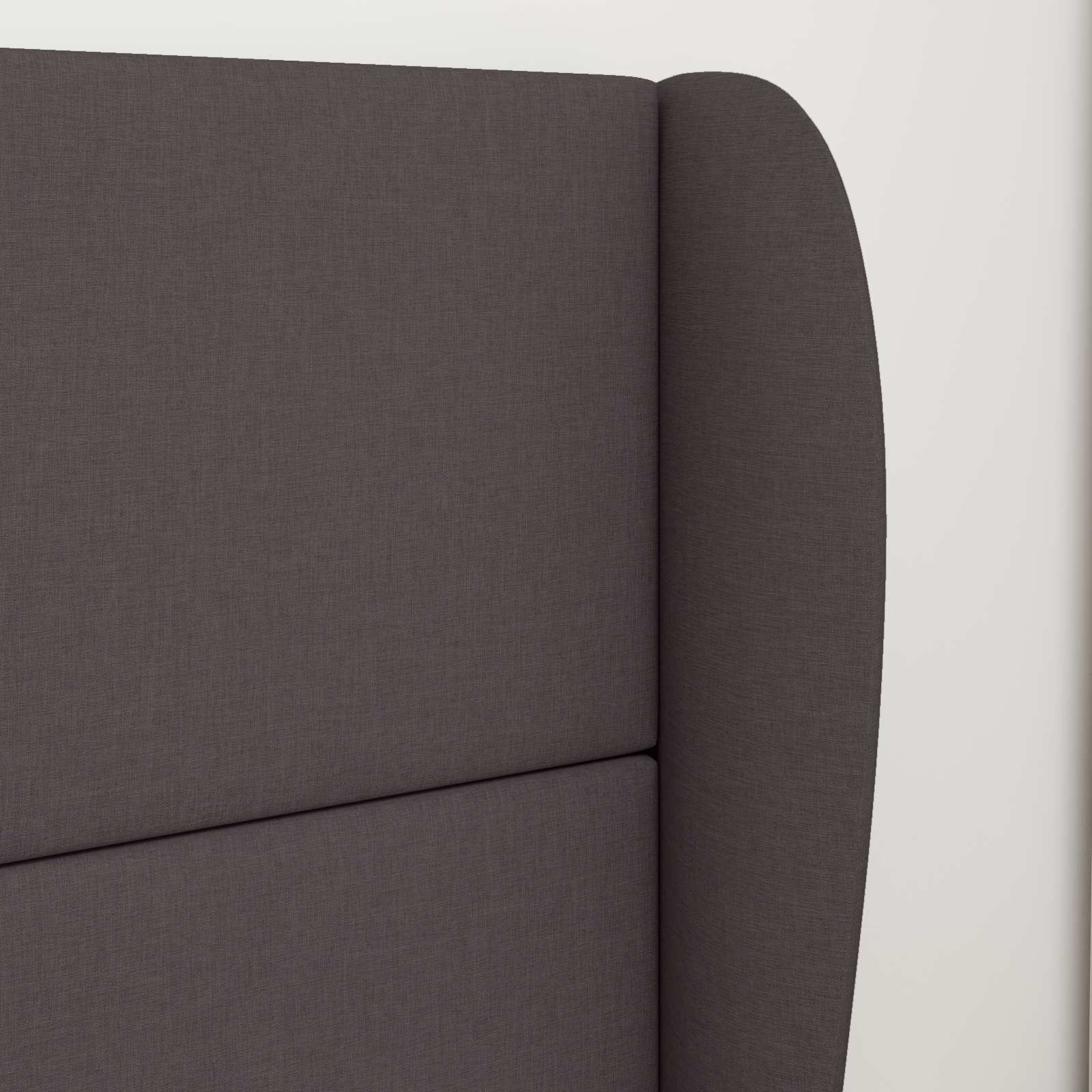 Kopfteil Ohr Braun 80 x 23 x 6 cm Stoff