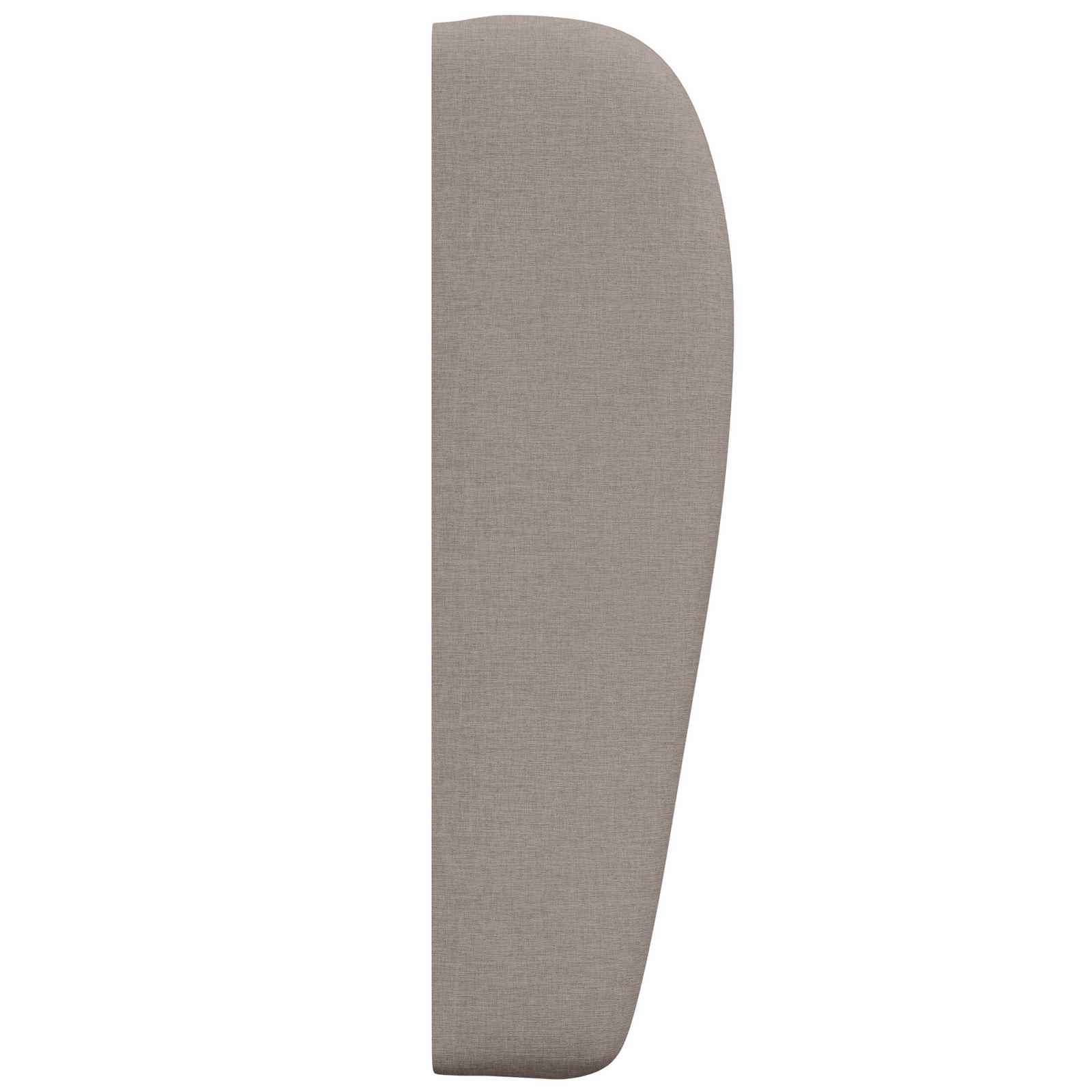 Kopfteil Ohr Beige 80 x 23 x 6 cm Stoff