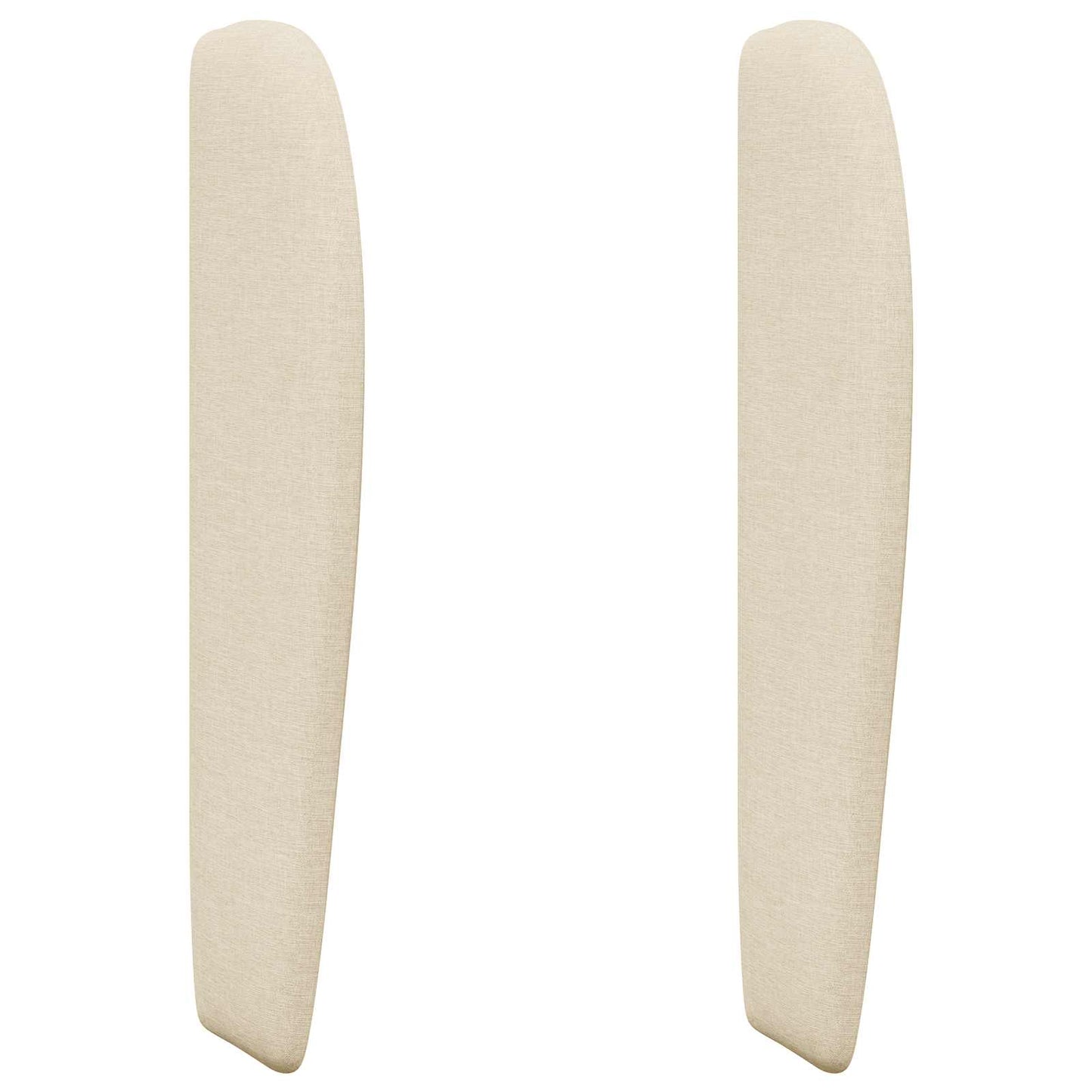 Kopfteil Ohr Creme 80 x 23 x 6 cm Stoff