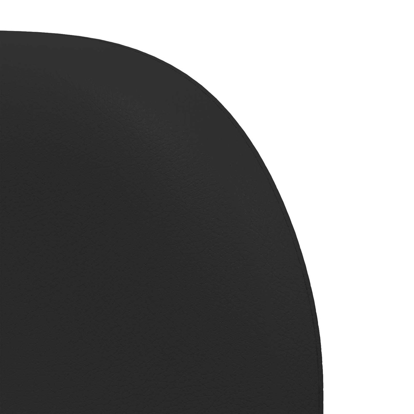 Kopfteil Ohr Schwarz 80 x 23 x 6 cm PVC