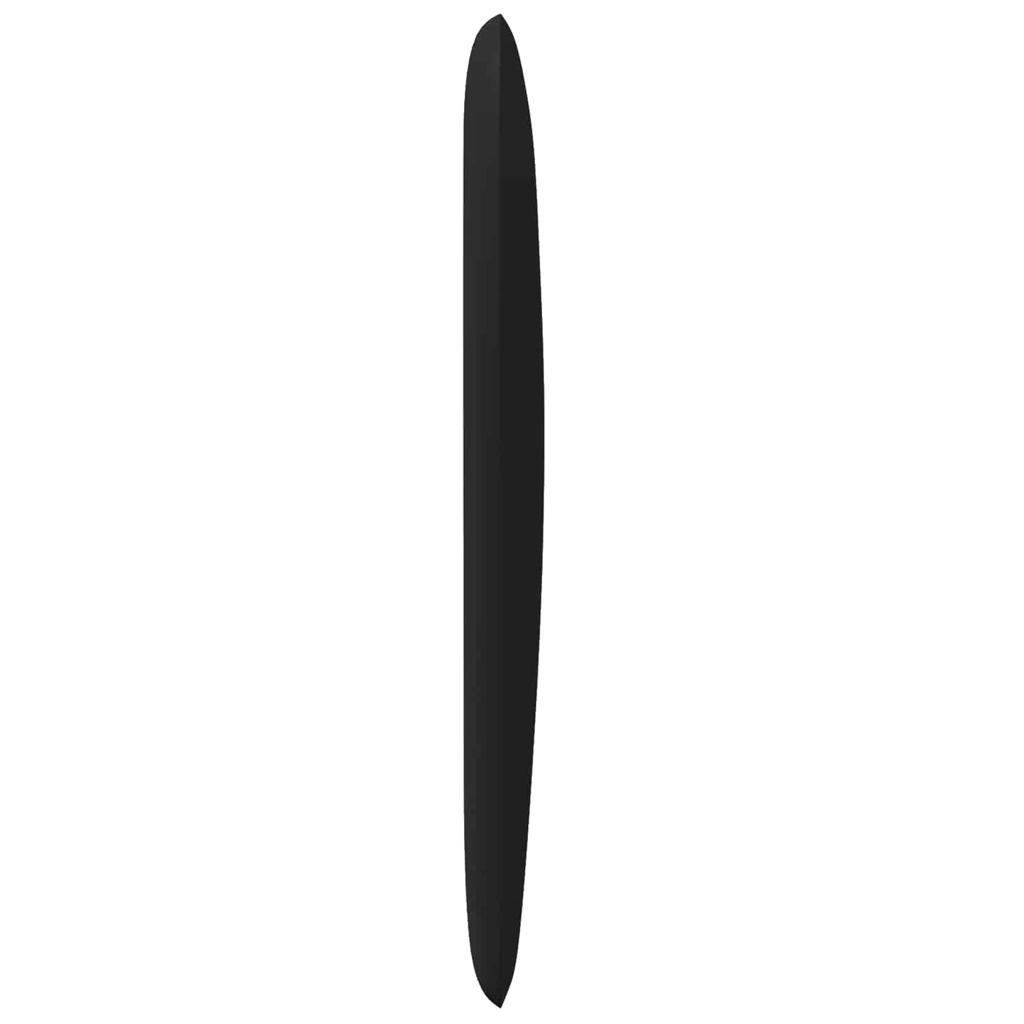 Kopfteil Ohr Schwarz 80 x 23 x 6 cm PVC