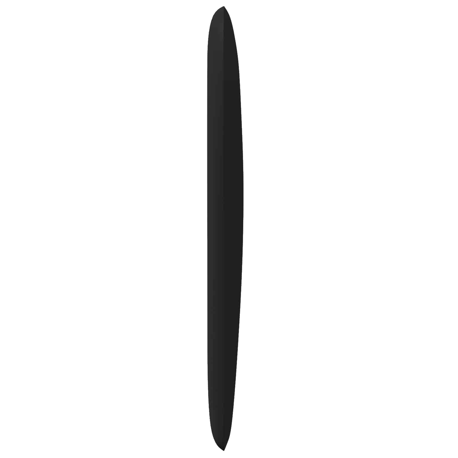 Kopfteil Ohr Schwarz 80 x 23 x 6 cm PVC