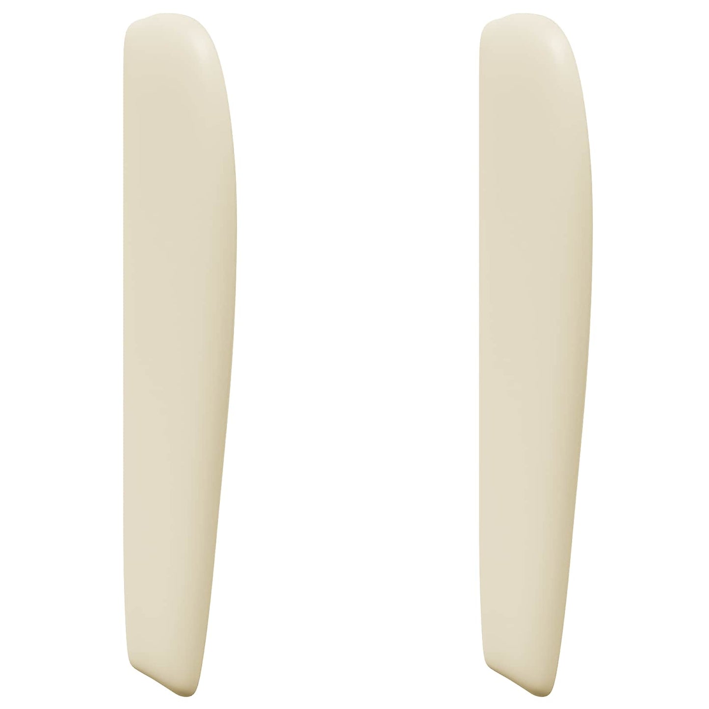 Kopfteil Ohr Creme 80 x 23 x 6 cm PVC